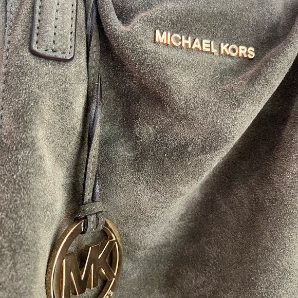 Michael Kors suede purse - Picture 3 of 9